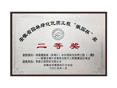 济宁荣获2025“徽园杯”奖二等奖